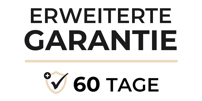 Erweiterte Garantie 60 Tage